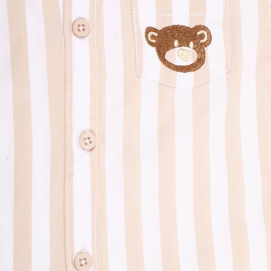 Infant Boys' 100% Cotton Baba Suit, गहरा पीला, large image number null
