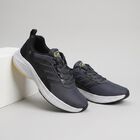 Men's Grey Lace-Up Sneakers, ग्रे, small
