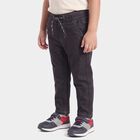 Boys' Light Grey Drawstring Jeans, हल्का ग्रे, small