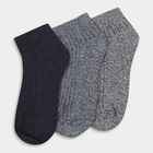 Men's Socks (Pack of 3), नेवी ब्लू, small
