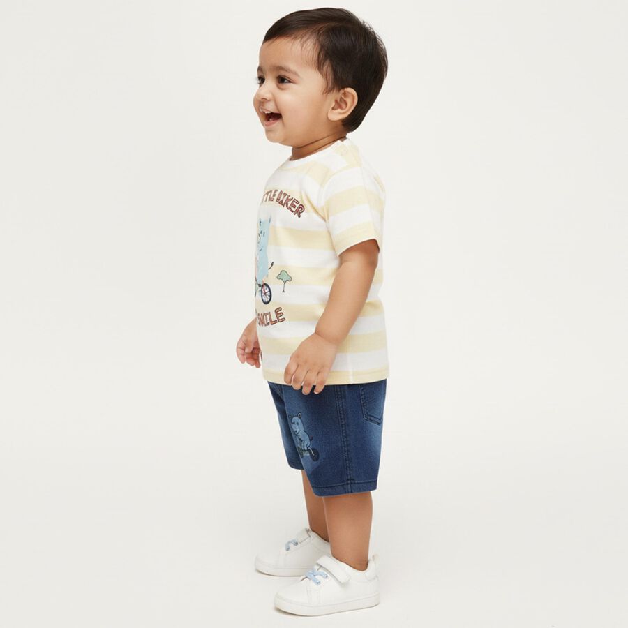 Infants' 100% Cotton Baba Suit, गहरा पीला, large