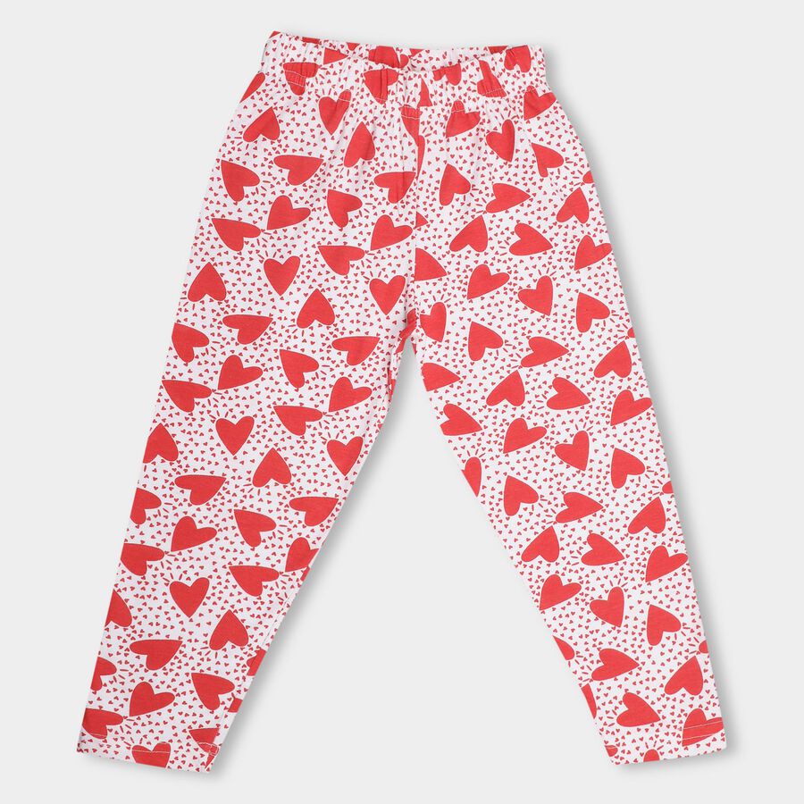 Girls' Regular Pyjama, White, large image number null