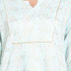 Printed Kurti, Light Blue, small image number null
