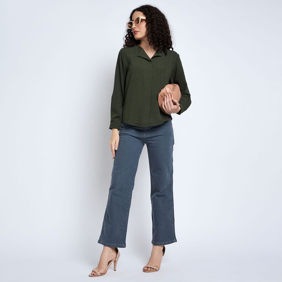 Ladies' Shirt , ओलिव, large image number null