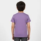 Boys' Half Sleeves T-Shirt, लाइलेक, small