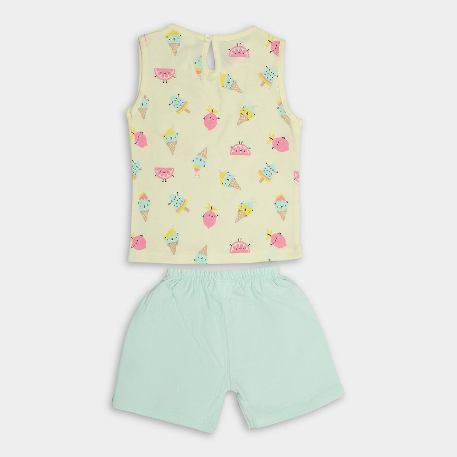 Infants' 100% Cotton Short Set , Yellow, large image number null