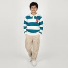 Boys' Pullover, गहरा हरा, small image number null