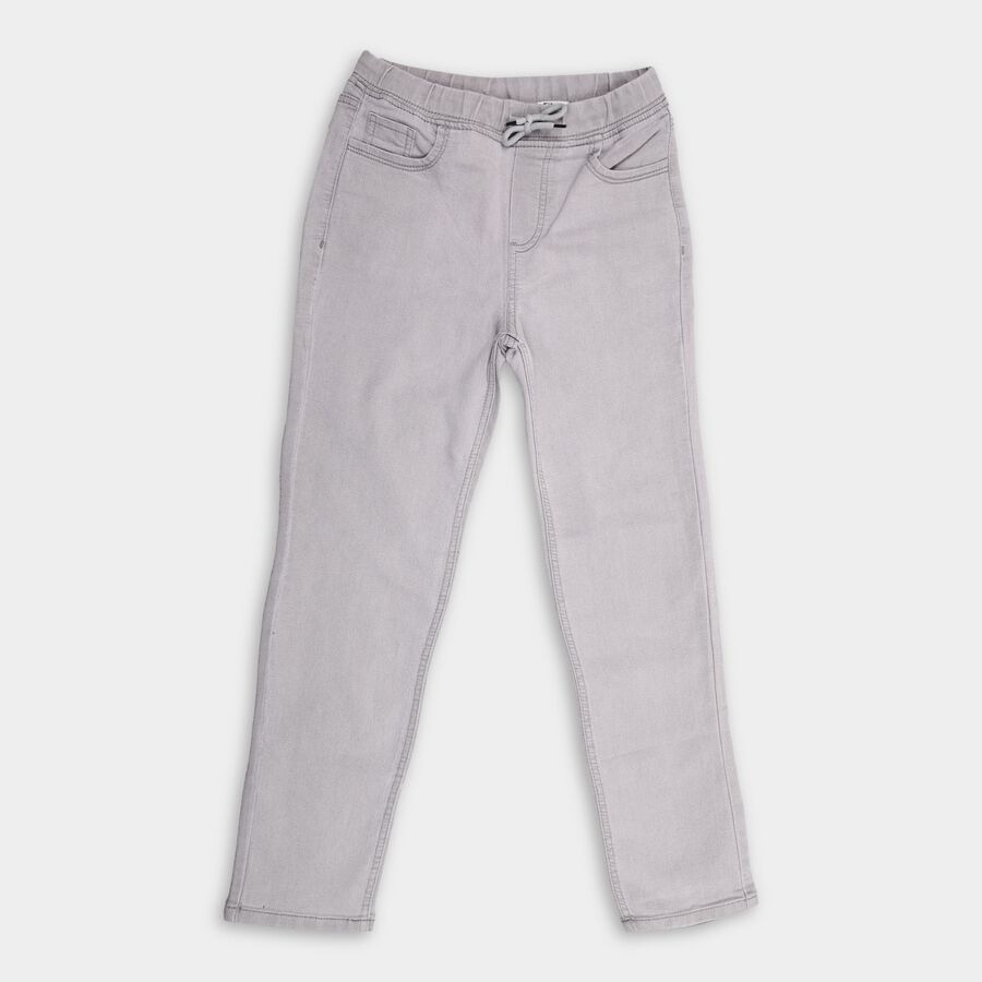 Boy's Jeans , हल्का ग्रे, large image number null