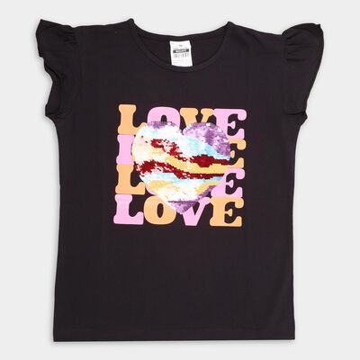 Girls' 100% Cotton T-Shirt 