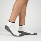 Men's Ankle Length Colorblock Pack of 3 Socks ( Black, White, Navy ), Navy Blue, small