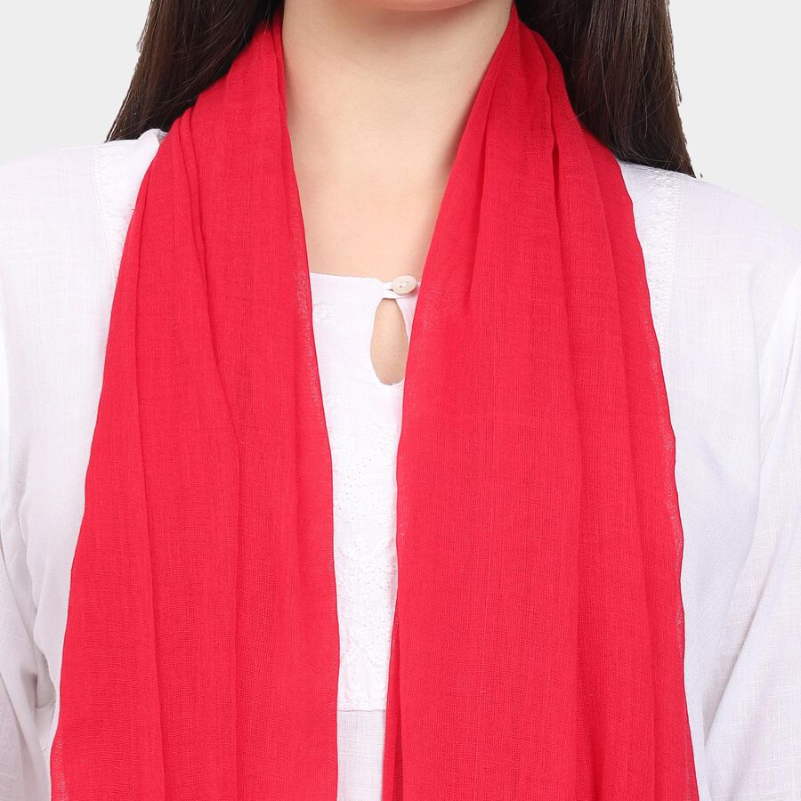 Ladies' Dupatta, Fuchsia, large image number null