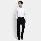 Men's Slim Fit Formal Trousers, Black, small image number null