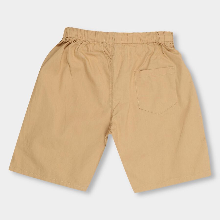 Boys' 100% Cotton Bermudas, गहरा पीला, large image number null
