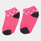 Girls Jacquard Socks, Pink, small image number null