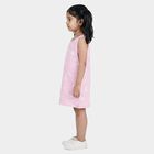 Girls' Lilac A-Line Floral Printed Frock, लाइलेक, small