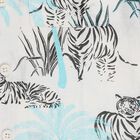 Boys Rich Eggshell White Cotton Half Sleeve Cuban Collar Casual Shirt, सफ़ेद, small image number null