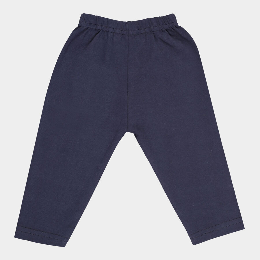 Infants Cotton Printed Pyjama, Navy Blue, large image number null