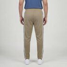 Men's Beige Regular Fit Side-Striped Track Pants, Beige, small
