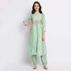 Ladies' Ethnic Set , Light Green, small image number null
