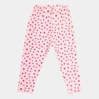 Girls Printed Ankle Length Leggings, Pink, small image number null