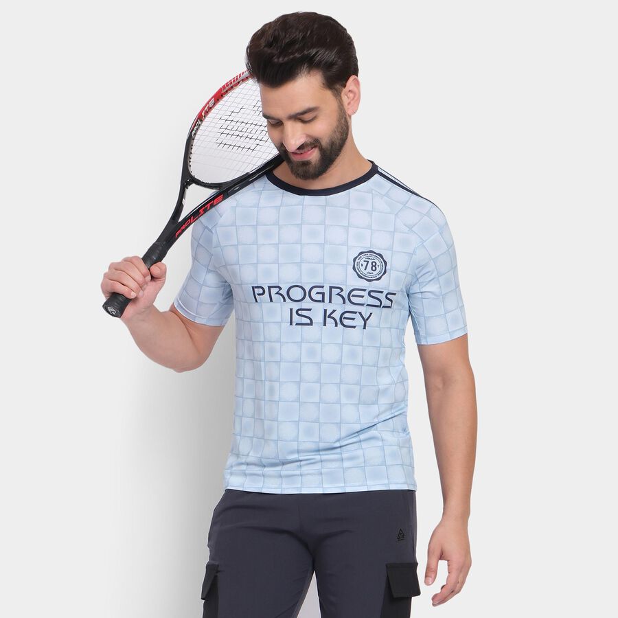 Men's Drifit T-Shirt, Light Blue, large