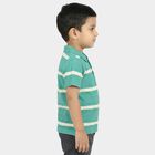 Boys Green Polo Neck Casual T-Shirt, हल्का हरा, small