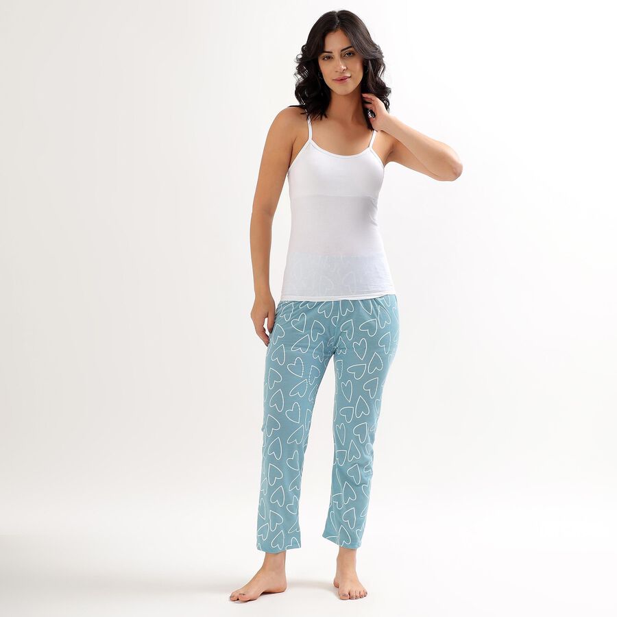Ladies' Full Length Pyjama , Aqua, large image number null