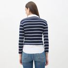 Ladies' Shirt, Navy Blue, small