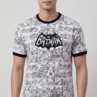 Men's White Cotton Round Neck Casual T-Shirt, White, small