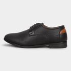 Men's Jet Black Lace-Up Formal Shoes, Black, small