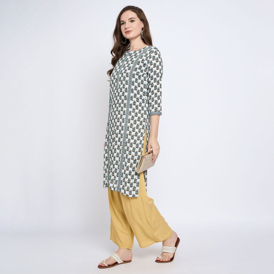Ladies' Kurta, Off White, large image number null