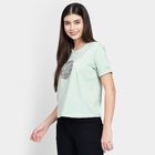 Ladies' Round Neck T-Shirt, Light Green, small image number null