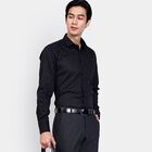 Men's 100% Cotton Formal Shirt, Black, small image number null