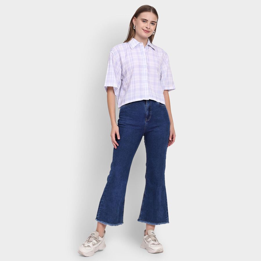 Ladies' Shirt , बैंगनी, large image number null
