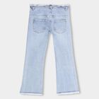 Girls' Light Blue Flared Fit Buttoned Jeans, Light Blue, small image number null