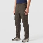 Men's Dark Grey Slim Fit Cargo Trousers, गहरा ग्रे, small
