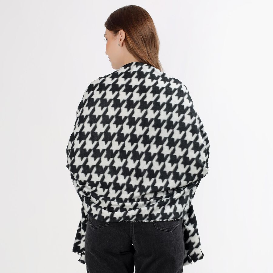 Ladies' Stole, काला, large image number null