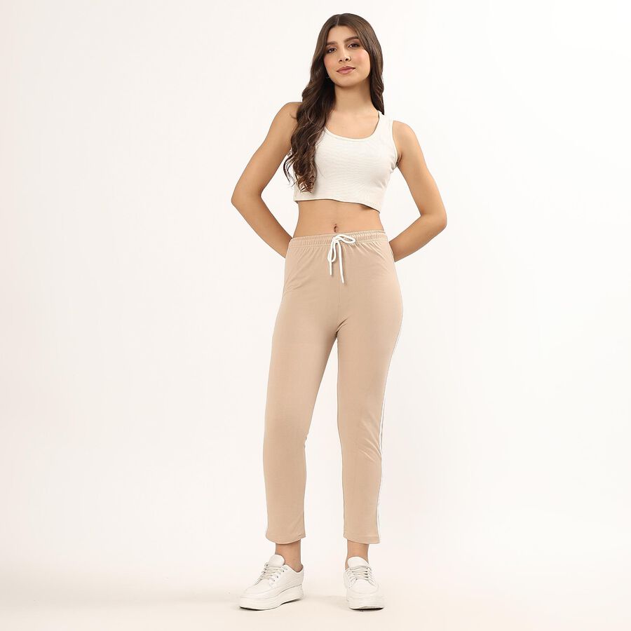 Ladies' Regular Track Pants , Beige, large image number null
