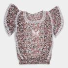 Girls' T-Shirt , हल्का गुलाबी, small image number null