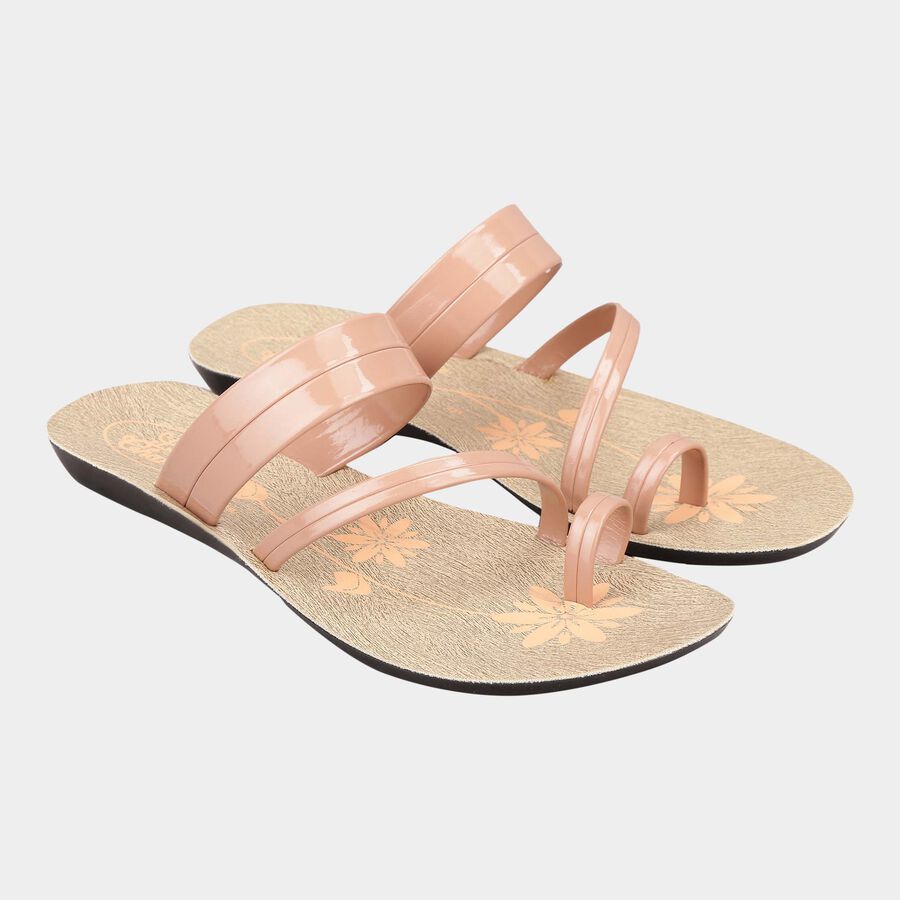 Women Flat Sandals, Pink, large image number null