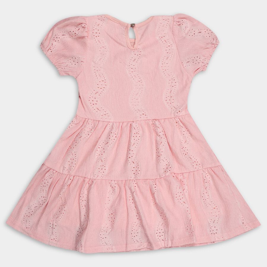 Girl's Frock, गुलाबी, large image number null