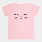 Girls Cotton T-Shirt, Pink, small image number null