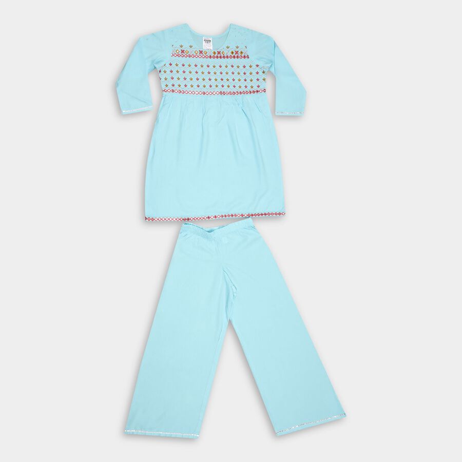 Girl's Fusion Set, Aqua, large image number null