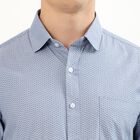 Men's Formal Shirt, Mid Blue, small