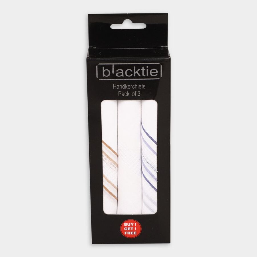 Men's Hanky, White, large image number null