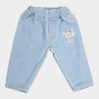 Infants Elasticated Jeans, Light Blue, small image number null
