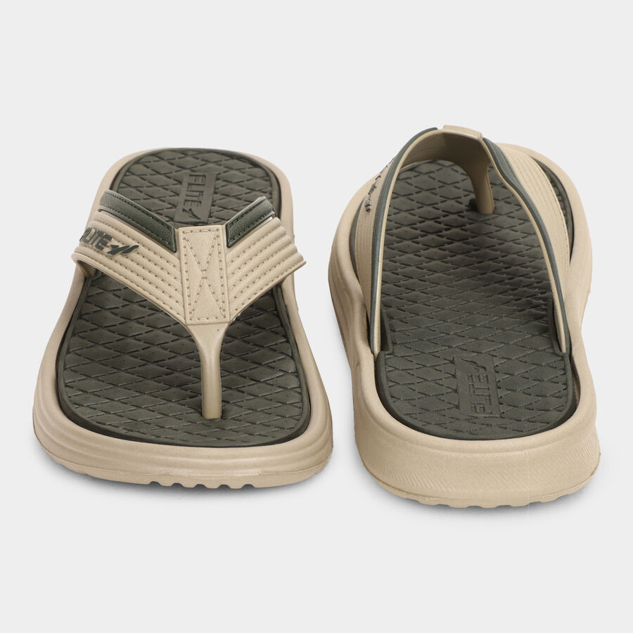 Men's Slippers, Olive, large image number null