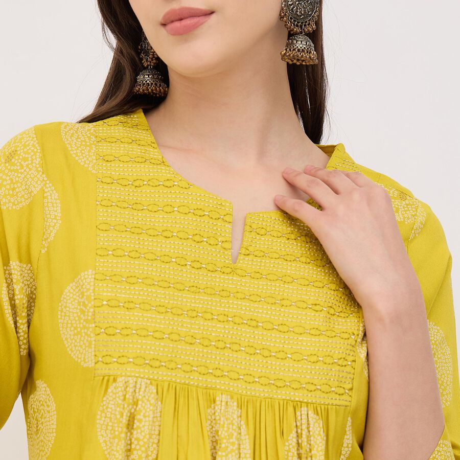 Ladies' Kurta, Light Green, large image number null