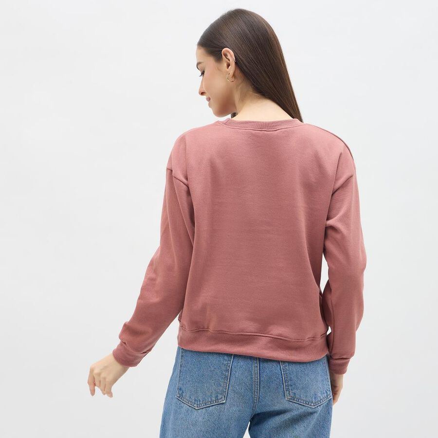 Ladies' Sweatshirt, गुलाबी, large image number null