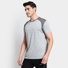 Men's Round Neck T-Shirt, Dark Grey, small image number null
